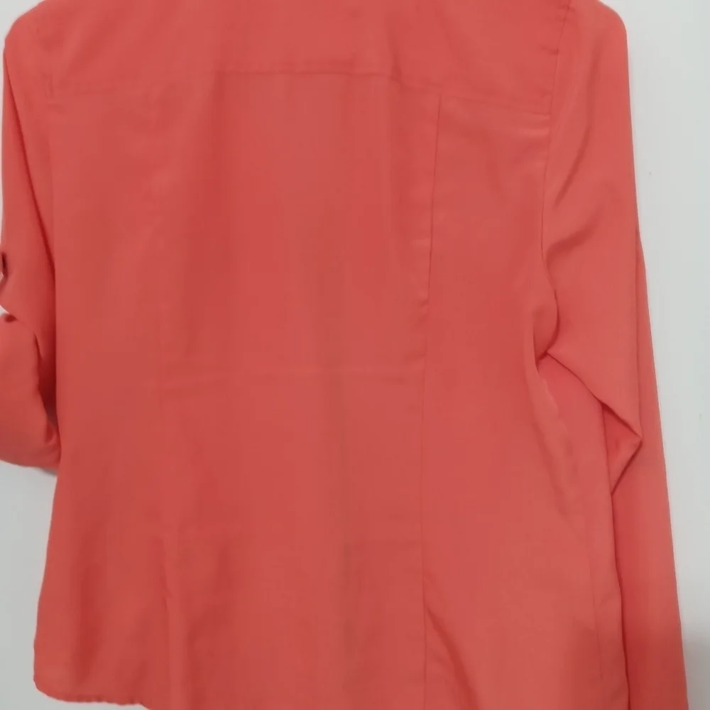 Michael Kors full zip roll tab sleeves 